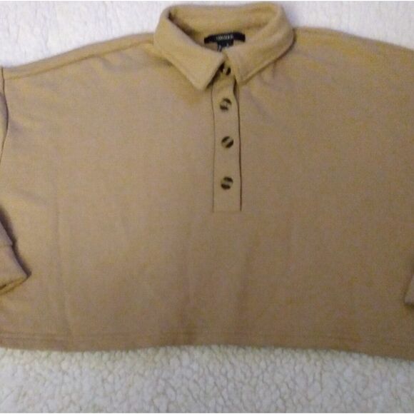 Forever 21 rugby crop top Size M 💜 - Picture 4 of 4